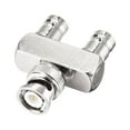 thumbnail image 3 of Conector BNC Y divisor de 1 conector macho a 2 conectores hembra para cámara CCTV, 3 of 6