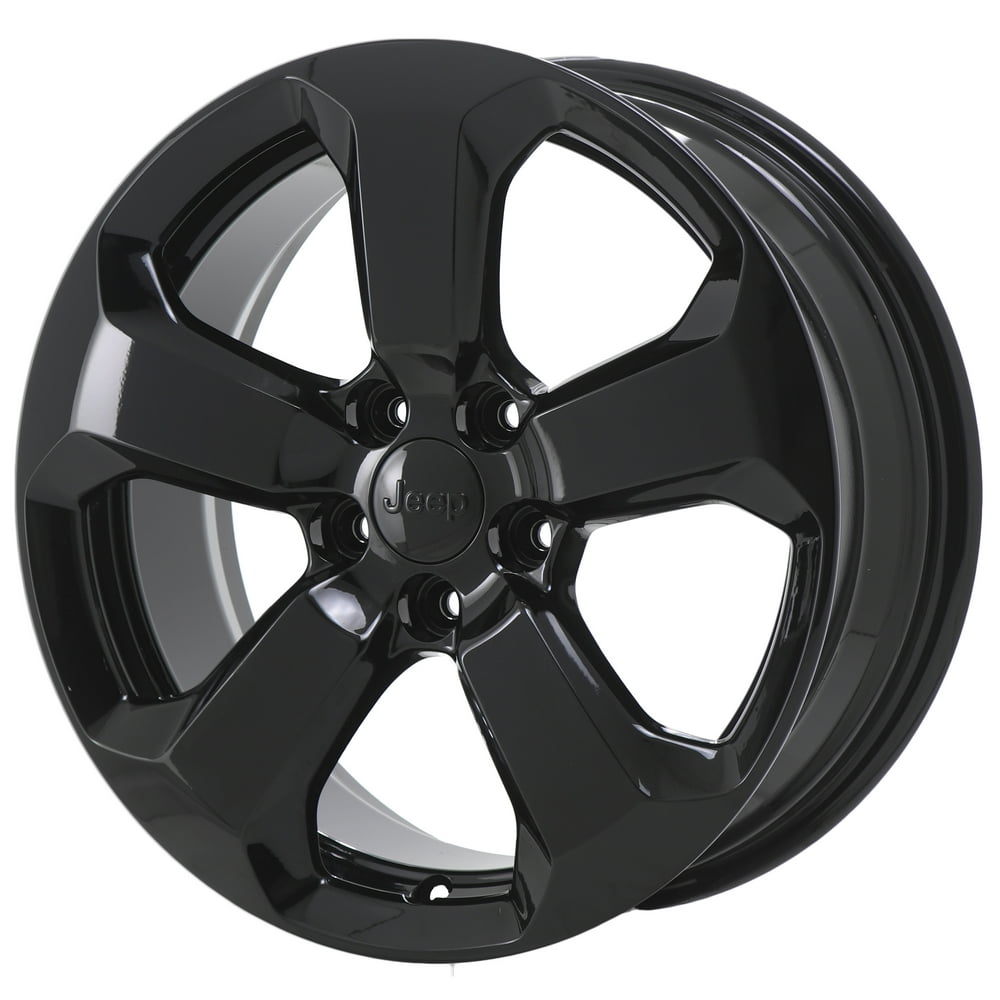 JEEP COMPASS 2018 2021 GLOSS BLACK Factory OEM Wheel Rim (Not