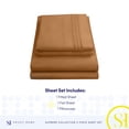 thumbnail image 4 of Juego de sábanas Sweet Home Collection Twin Mocha 1800 Supreme, 4 of 6