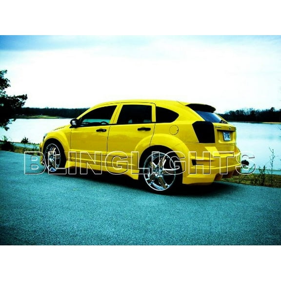 Dodge Caliber Tinted Film Taillamps Taillights Tail Lamps Lights Smoked Protection Overlays Tint