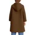 thumbnail image 6 of WOYY Boys Wool Coat Button Down Hooded Trench Jacket Casual Outerwear, Sizes 5-16, 6 of 6