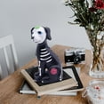thumbnail image 5 of YingYouFu Day Of The Dead Figurines, Halloween Resin Animals Sculptures, Sugars Skull Dog Decor, Holiday Display, Bookshelf Ornaments, A, 5 of 6
