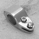 thumbnail image 5 of Herrajes de deslizamiento de mandíbula de acero inoxidable, 2 piezas de herrajes de deslizamiento de mandíbula superior con bisagras marinas para barcos, plata(25mm) mandíbula marina Higoodz Accesorio de coche, 5 of 7