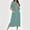 Green, variant on Vintage Nightgown Moo Moos for Women Nightgown Moomoo Nightgowns Nightgowns Sleep Dress Short Sleeve Below-the-Knee Crew Neck Green Sleep Dress for Women,L