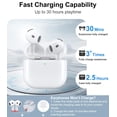 thumbnail image 4 of Funda de carga inalámbrica haino compatible con AirPods 4, 4 of 7