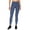 Blue, variant on RBX Active Women's Waistband Pockets Full Length High Impact Workout Tights