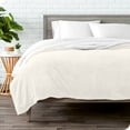 thumbnail image 2 of Bare Home Plush Sherpa Bed Blanket - Fluffy & Soft - Reversible - Lightweight - King, Cream, 2 of 7