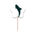 thumbnail image 1 of Blue Ocean Friendly Streamline Dolphin Toothpick Flags Star Lable Cupcake Picks, 1 of 3