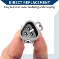 thumbnail image 4 of Unique Bargains 3 Pin Headlight Fog Lamp Connector Plug Waterproof Male Wire Terminal Connector for Toyota 1 Set, 4 of 6