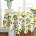 thumbnail image 3 of Pink Rectangle Tablecloth, Rose Flower Printed Tablecloth, Spring Summer Waterproof Floral Tablecloth 60x84inch, Suitable for Indoor and Outdoor, Holiday Kitchen Restaurant and Party, 3 of 6