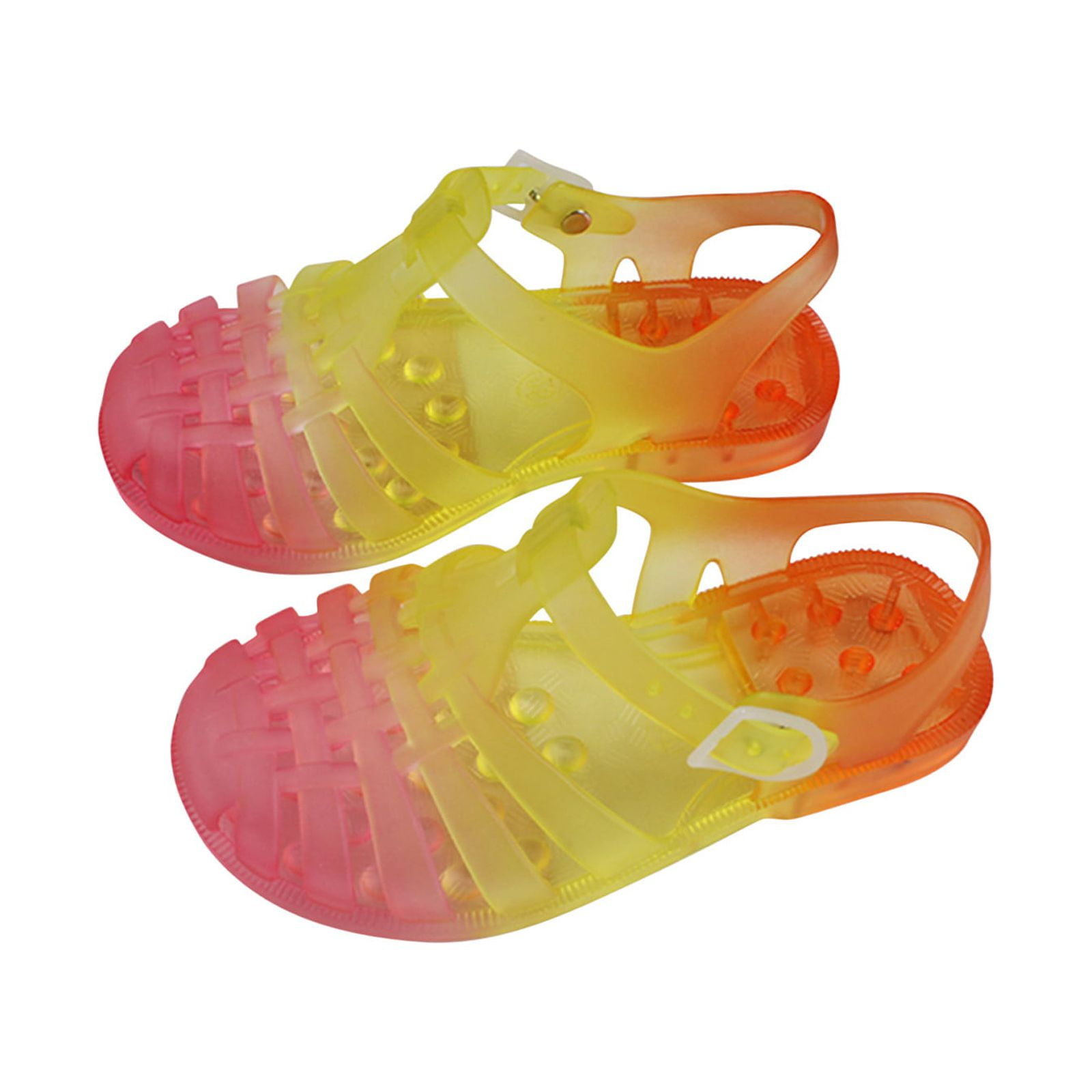 Fridja Toddler Sandles Girls Gradient Jelly Sandals Rubber Sole Closed fridja-toddler-sandles-girls-gradient-jelly-sandals-rubber-sole-closed
