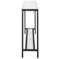 thumbnail image 4 of Uttermost Hayley Steel Metal and Mirror Console Table in Rustic Black, 4 of 10