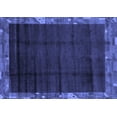 thumbnail image 1 of Ahgly Company Machine Washable Indoor Rectangle Abstract Blue Modern Area Rugs, 7' x 9', 1 of 4
