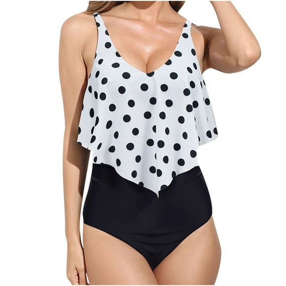 Babysbule Swimsuits for Women Clearance Women Fashion Bikini With Chest Pad Without Steel Support Sexy Strap Split Swimsuit Beach Two Piece Set