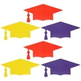 thumbnail image 2 of KAKOWELY cap 10 Sheets Graduation Cap Stickers Grad Hat Stickers Graduation Cap Label Stickers Self Adhesive Grad Cap Envelope Seals Graduation Party Favors High School Decor, 2 of 5