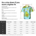 thumbnail image 5 of Disketp Hawaiian Shirts For Men,Cartoon Avocado Print Mens Casual Short Sleeve Button Down Shirts Beach Shirt, 5 of 7