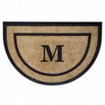 thumbnail image 1 of Nedia Home 18101M Tapis de Cadre en Caoutchouc de 24 x 36 Po - Monogrammé M Demi-Rond, 1 of 1
