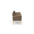 thumbnail image 2 of Belmont Lounge Reception 4 Seat Tandem Seating / Natural Wood Legs / Brown, 2 of 5