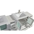 thumbnail image 5 of Vanity Art VA3030-84W 84 in. Double Sink Bathroom Vanity Set, White, 5 of 5