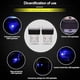 thumbnail image 4 of 5 luces LED Sincero azules para ambiente de coche enchufables de 5 V, 4 of 5