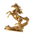 thumbnail image 4 of Estatua de caballos Resina Figura decoración de mesa Craft Collectable Modern Animal Sculpture Ornament para la oficina de la sala de estar Oficina, 4 of 9