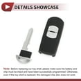 thumbnail image 5 of 2 Buttons Key Shell Case for Mazda CX-9 2007-2015 for Mazda 6 2005-2012 Keyless Entry Remote Key Fob Replacement Case, 5 of 7