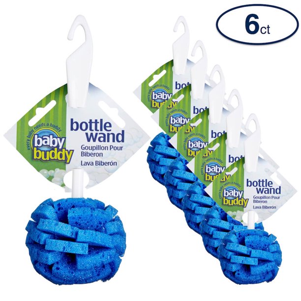 Baby Buddy Sponge Head 360 Degree Cleaning Bottle, Cup and Thermos