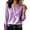 Purple Blouse, variant on Qgtaibl Womens Gingham Blouses Split Stand Collar V Neck Long Sleeve Plaid Tops Plus Size Loose Fit Breathable Daily Office Shirts Orange S