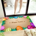 thumbnail image 5 of Easter Door Mat,Happy Easter Bunny Eggs Welcome Doormat Indoor Outdoor Entrance Floor Mat Non Slip Easter Decor Rubber Mats,Water Absorbent Bath Rug Farmhouse Non Slip for Holiday Kitchen Decoration, 5 of 9