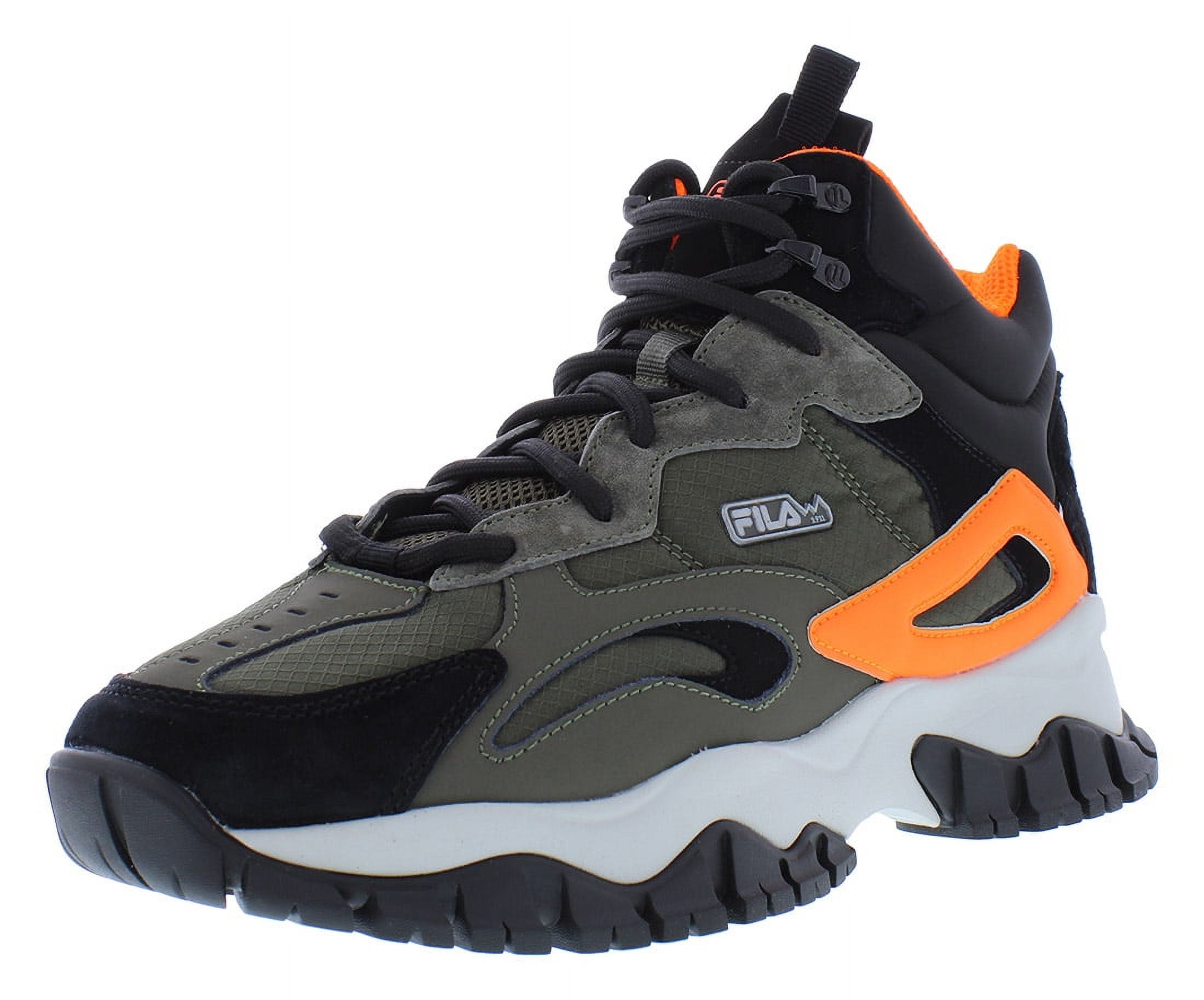 Fila Ray Tracer Tr 2 Mid Mens Shoes, Leather Suede, Metal Hooks