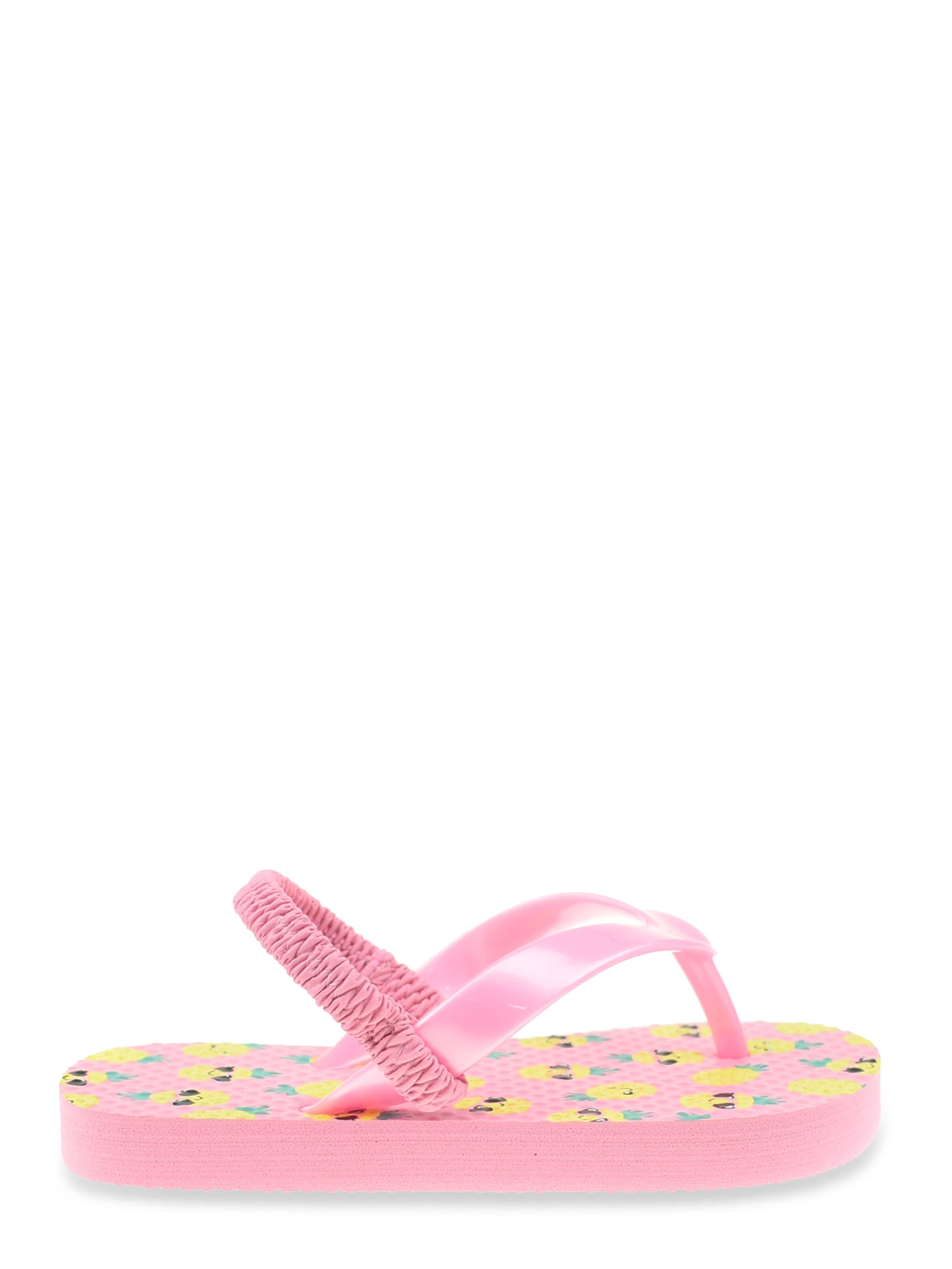 Wonder Nation Toddler Girl Printed Flip Flop Sandals