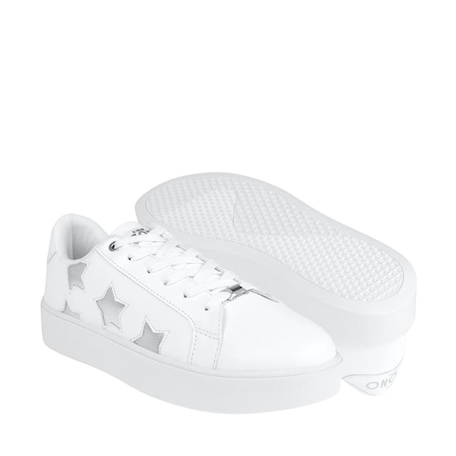 Tenis Casuales Dama Capa De Ozono 622206 Simipiel Blanco
