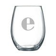 thumbnail image 5 of 4-pc Broadway Personalized 15 oz Stemless Wine Glass, Letter T, 5 of 10