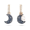 thumbnail image 2 of Pendientes Swarovski Sublima Moon multicolor en tono oro rosa, 2 of 6