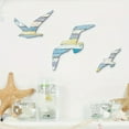 thumbnail image 3 of Dayesque 3pcs Wood Seagull Wall Decor Wooden Beach Wall Decor Coastal Theme Wall Art Seagull Wall Sculpture Sea Birds Wall Hanging for Living Room Bedroom Dining Room, 3 of 9