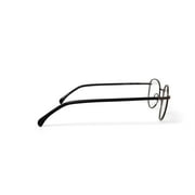 Walmart Men's FM17267B Round Prescription Eyeglasses with Case, Gunmetal