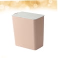 thumbnail image 4 of LRXIYODE Desk Storage Container Pink Plastic Recycling Bin for Daily Use 1Pack, 4 of 8