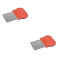 thumbnail image 2 of jesticaly Peigne à Puces Brosse à Aiguille en Métal Résistant à l'Usure pour Enlever les Œufs Rouge 2Ensemble, 2 of 6