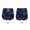 thumbnail image 3 of Rocae Blue-Purple Raspberries for Women's Athletic Shorts Workout Hiking Shorts Athletic Shorts for Running, Yoga, Gym, Sports-X-Large, 3 of 7