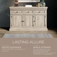 thumbnail image 7 of Maven Lane Theo Traditional Wooden Sideboard in Antiqued White Finish, 7 of 7