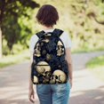 thumbnail image 6 of Lightweight Backpack Skull School Bag Travel Laptop Daypack for Men Women Casual Rucksack, 6 of 6