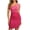 Pink, variant on Staron Party Dresses for Women One Shoulder Sequin Cocktail Dress Bodycon Mini Dress Sleeveless Tight Fitting Knee Length Evening Gown, Black M