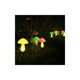 thumbnail image 5 of Guirnalda de luces solares con forma de seta, iluminación automática, 8 modos, blanco cálido, IP65, impermeable, decoración de jardín (1 paquete de 3 setas), 5 of 5