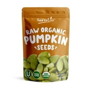 Organic Raw Pepitas (Pumpkin Seeds), 1 Pound  Non-GMO, Raw, Kosher, Vegan  by Food to Live