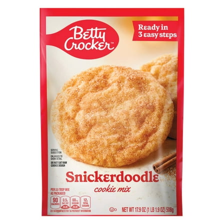 2PK - Betty Crocker Snickerdoodle Cookie Mix, 17.9 oz