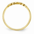 thumbnail image 2 of 925 Sterling Silver Yellow Gold-Plated Laser Name Ring Band Size 8, 2 of 6