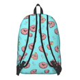 thumbnail image 3 of Durable student backpack with colorful doughnut and candy pattern, perfect for daily use, 3 of 5