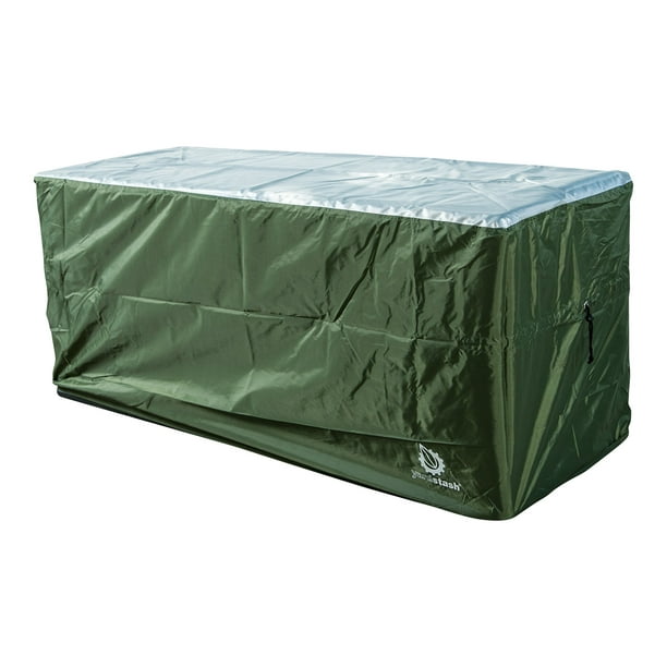 YardStash Deck Box Cover LARGE Fits Keter Novel, Glenwood, Suncast