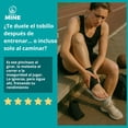 thumbnail image 2 of Tobillera de Compresión Doble Capa 360° ( 1pza) |  Soporte Estabilizador con Diseño Envolvente, Talón Abierto y Neopreno Transpirable | Ideal para Deporte, Esguinces y Dolor de Tobillo, 2 of 10