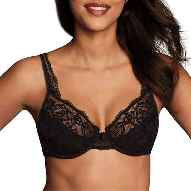 DKNY Womens Modern Lace Plunge Underwire : : Clothing, Shoes &  Accessories